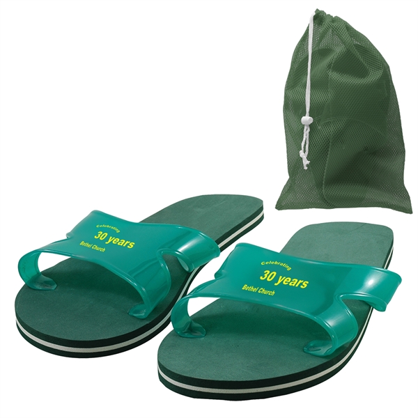 Sport Flip Flops, Custom Imprinted With Your Logo!