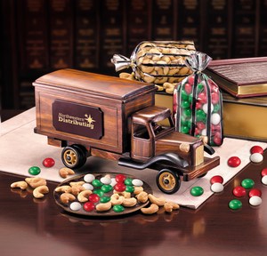 Delivery Truck Vehicle Themed Food Gifts, Custom Designed With Your Logo!