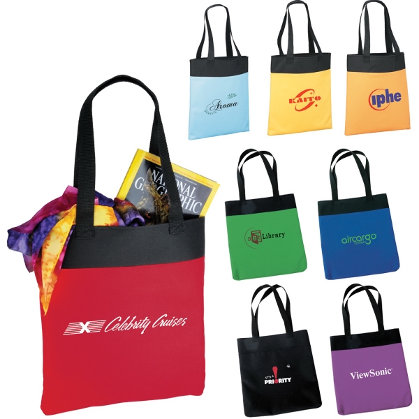 Custom Printed 1 Day Service Messenger Tote Bags