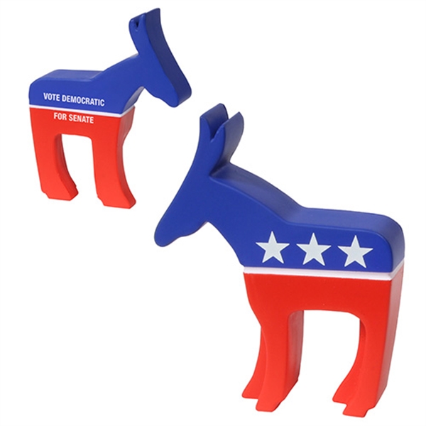 Democratic Campaign Donkey Stress Reliever, Custom Printed With Your Logo!