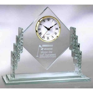 Diamond Shaped Clocks, Custom Printed With Your Logo!