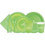 Custom Printed Disposable Color Plastic Dining Products