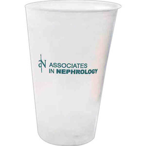 Disposable Translucent Cups, Custom Decorated With Your Logo!