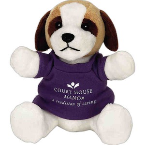 Dog Stuffed Animals, Custom Printed With Your Logo!