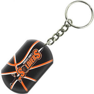 Dog Tag Key Chains, Custom Printed With Your Logo!