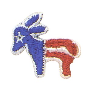 Democratic Campaign Donkey Appliques, Custom Made With Your Logo!