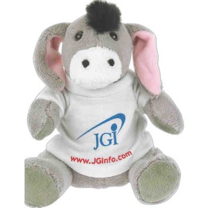 Donkey Stuffed Animal, Custom Imprinted With Your Logo!