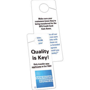 Door Hangers, Custom Made With Your Logo!