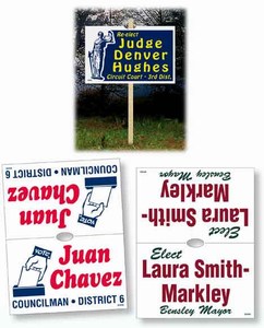 Custom Printed Double Sided Stake Yard Signs