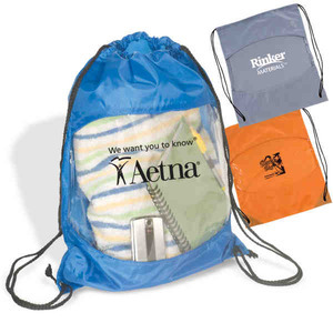 Drawstring Backpacks, Custom Imprinted With Your Logo!