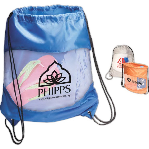 Drawstring Backpacks, Custom Printed With Your Logo!