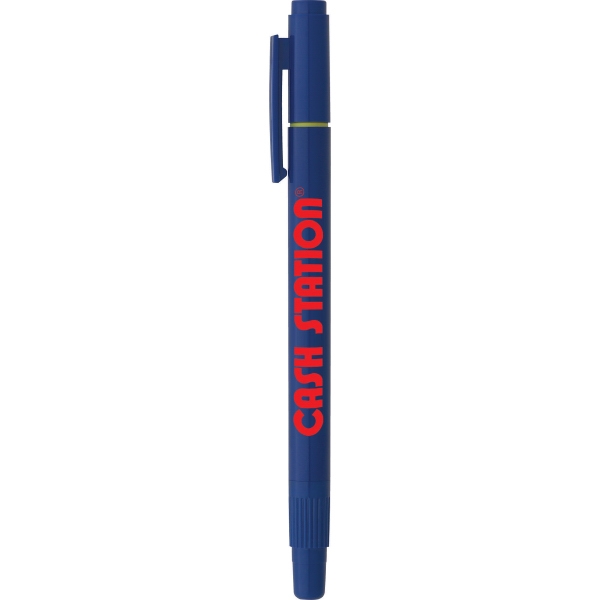 1 Day Service White Pen and Highlighter Combos, Custom Imprinted With Your Logo!