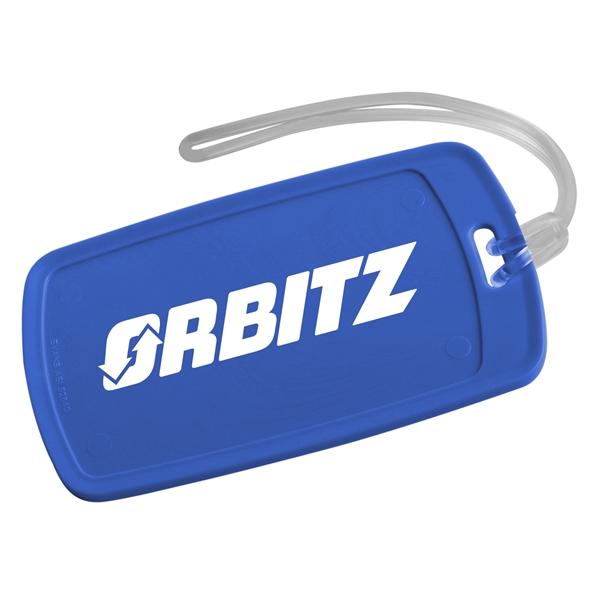 Rectangular Luggage Tags For Under A Dollar, Custom Imprinted With Your Logo!
