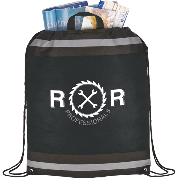 Heavy Duty Drawstring Backpacks, Custom Printed With Your Logo!