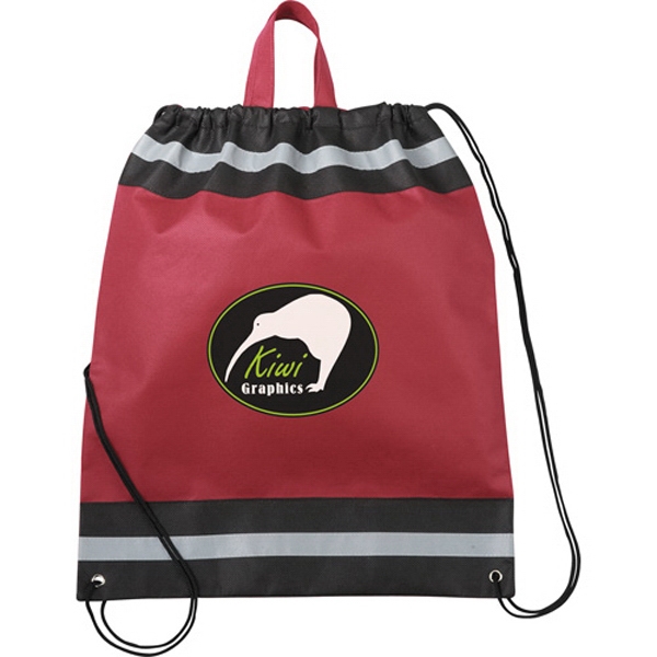 Heavy Duty Drawstring Backpacks, Custom Printed With Your Logo!