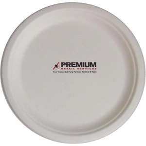Eco Friendly Disposable Plates, Custom Printed With Your Logo!
