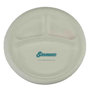 Eco Friendly Disposable Plates, Custom Printed With Your Logo!