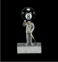 Eight Ball Head Bobbleheads, Customized With Your Logo!