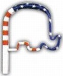 Republican Campaign Elephant Pens, Custom Imprinted With Your Logo!
