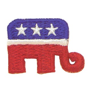 Republican Campaign Elephant Appliques, Customized With Your Logo!