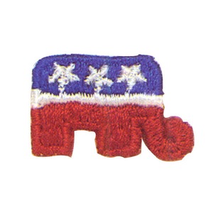 Custom Printed Elephant Appliques