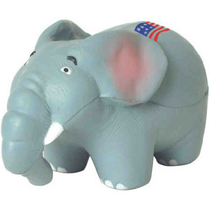 Elephant Stressball Squeezies, Custom Imprinted With Your Logo!