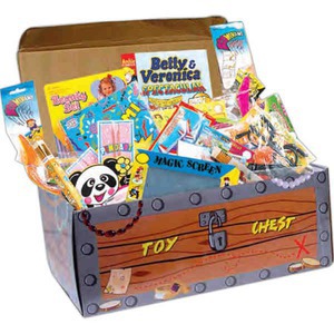 Empty Cardboard Treasure Chests, Customized With Your Logo!
