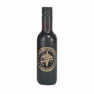 Custom Printed Etched California Cabernet Sauvignon Wine Bottles