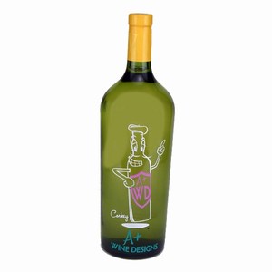 Custom Printed Etched Chardonnay Wine Bottles