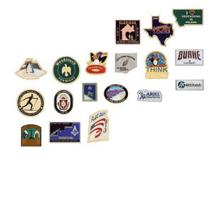 Etched Soft Enamel Lapel Pins, Customized With Your Logo!