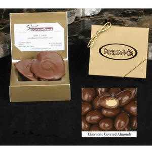 Executive Business Card Holder and Food Gift Sets, Custom Printed With Your Logo!