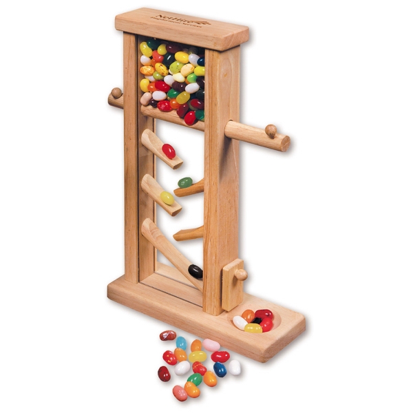 Hardwood Desk Calendar and Food Gift Sets, Custom Decorated With Your Logo!