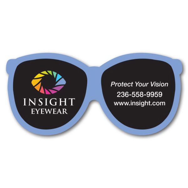 Custom Printed Canadian Manufactured Reading Glasses Stock Shaped Magnets