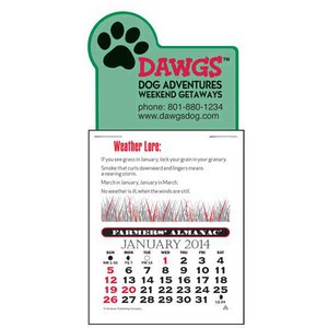 Farmer's Almanac Press And Stick Calendars, Custom Imprinted With Your Logo!