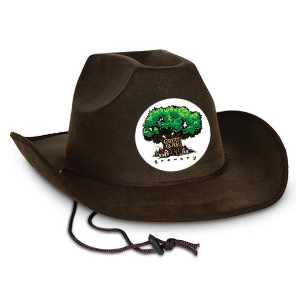 Full Color Printed Cowboy Hats, Custom Printed With Your Logo!