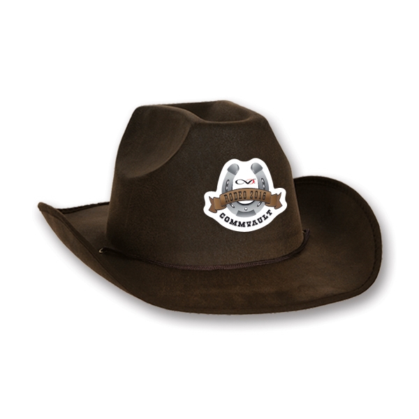 Full Color Printed Cowboy Hats, Custom Printed With Your Logo!