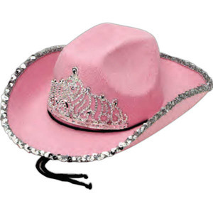 Felt Tiara Cowboy Hats, Custom Printed With Your Logo!