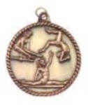 Custom Printed Gymnastics Medals