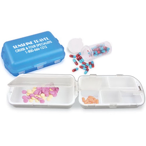 Custom Printed Pill Boxes with Removable Compartments