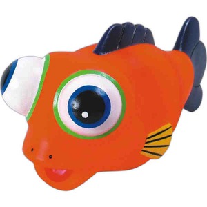 Fish Shaped Squeekie Toys, Custom Made With Your Logo!