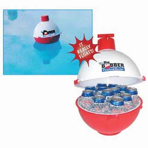 Custom Imprinted Fishing Bobber Shaped Floating Coolers