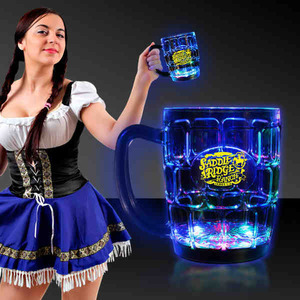 Flashing Beer Mugs, Custom Printed With Your Logo!