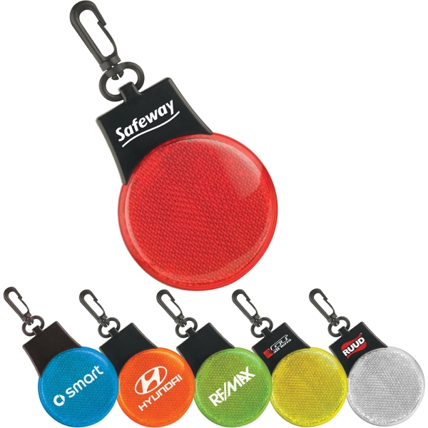 Flashing Reflector Flashlights, Custom Printed With Your Logo!