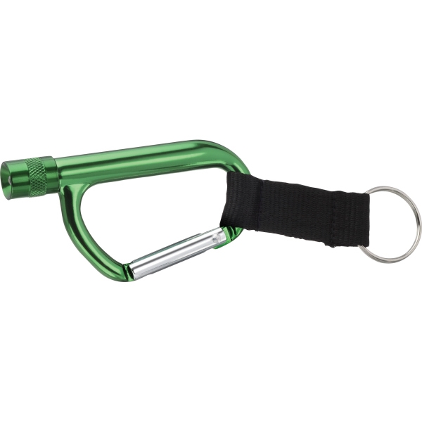 Carabiners with Flashlight, Custom Printed With Your Logo!