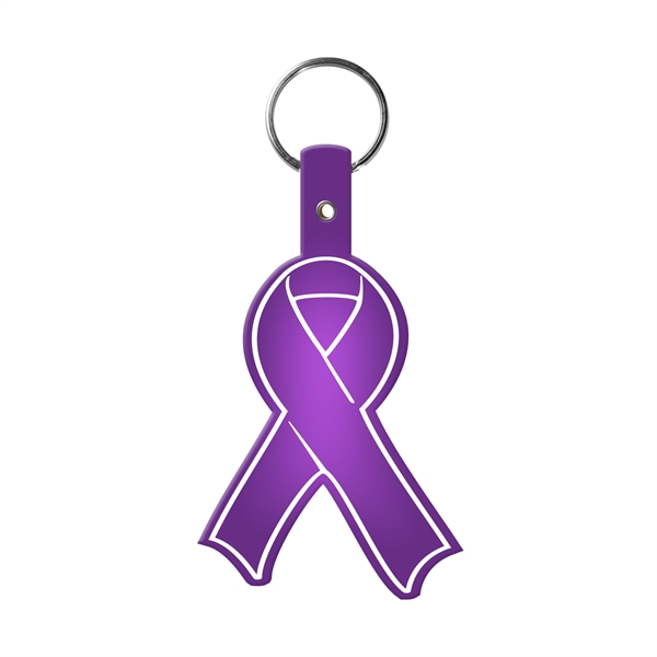 Awareness Ribbon Key Tags, Custom Made With Your Logo!