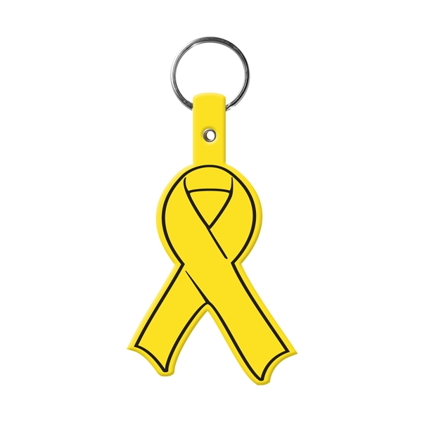 Awareness Ribbon Key Tags, Custom Made With Your Logo!