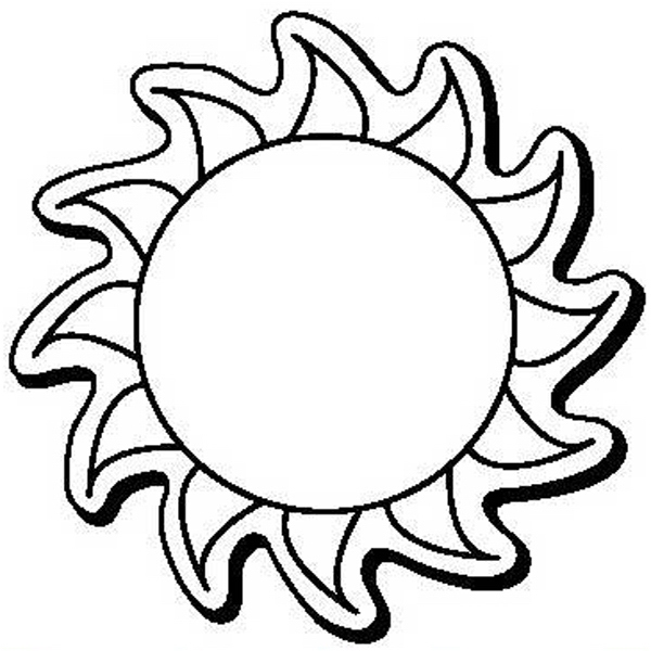 Custom Printed Canadian Manufactured Sunny Stock Shaped Magnets