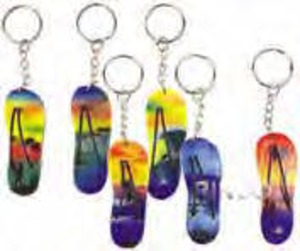 Flip Flop Key Tags, Custom Made With Your Logo!