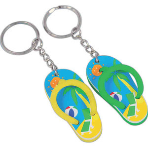 Flip Flop Key Tags, Custom Imprinted With Your Logo!