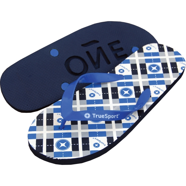 Colorful Sandal Flip-Flops, Custom Imprinted With Your Logo!